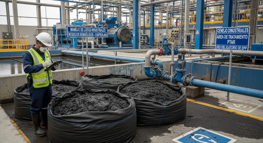 Gestión de lodos industriales y plantas de tratamiento